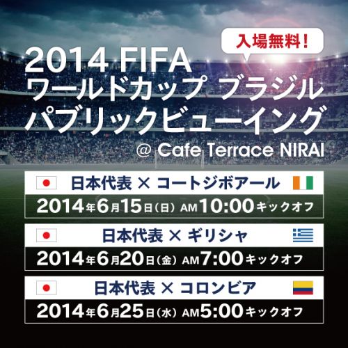 2014FIFAワールドカップ パブリックビューイング
