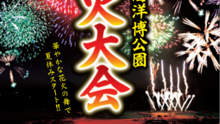 海洋博公園サマーフェスティバル2014(第36回海洋博公園花火大会)のフライヤー1