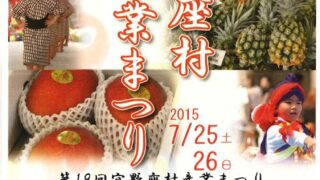 第19回宜野座村産業まつり&第12回宜野座村商工会フェスティバルのフライヤー1