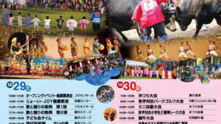 第7回今帰仁まつりのフライヤー