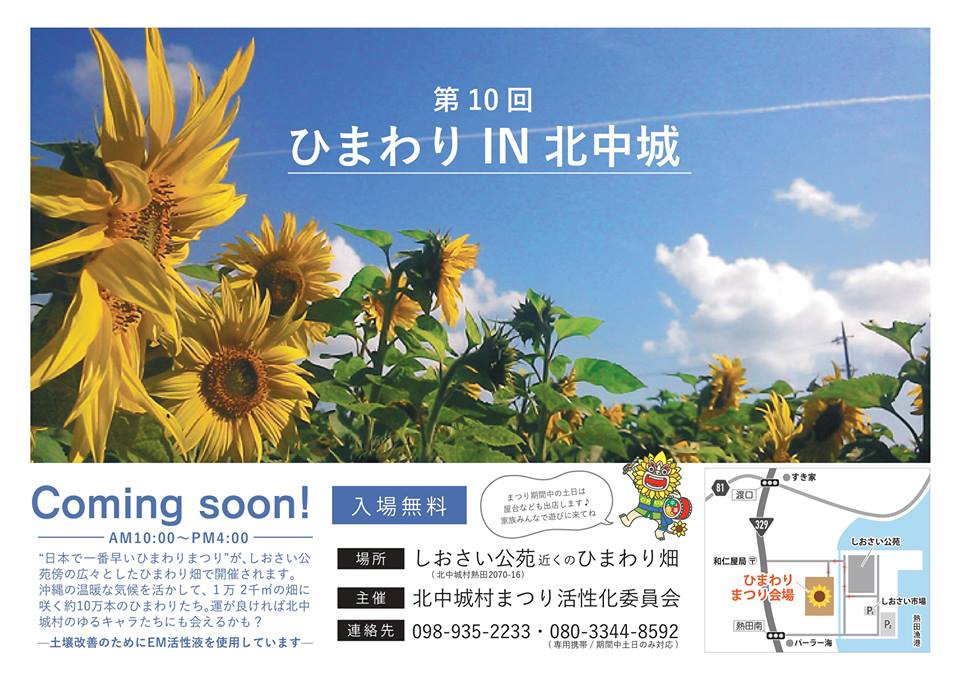 第10回ひまわり IN 北中城のフライヤー2
