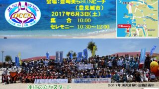 まるごと沖縄クリーンビーチオープニングセレモニー2017のフライヤー