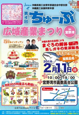 第4回ちゅ～ぶ広域産業まつり2018 in 宜野湾のフライヤー