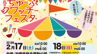 第5回ちゅーぶクワッチーフェスタ 2018のフライヤー